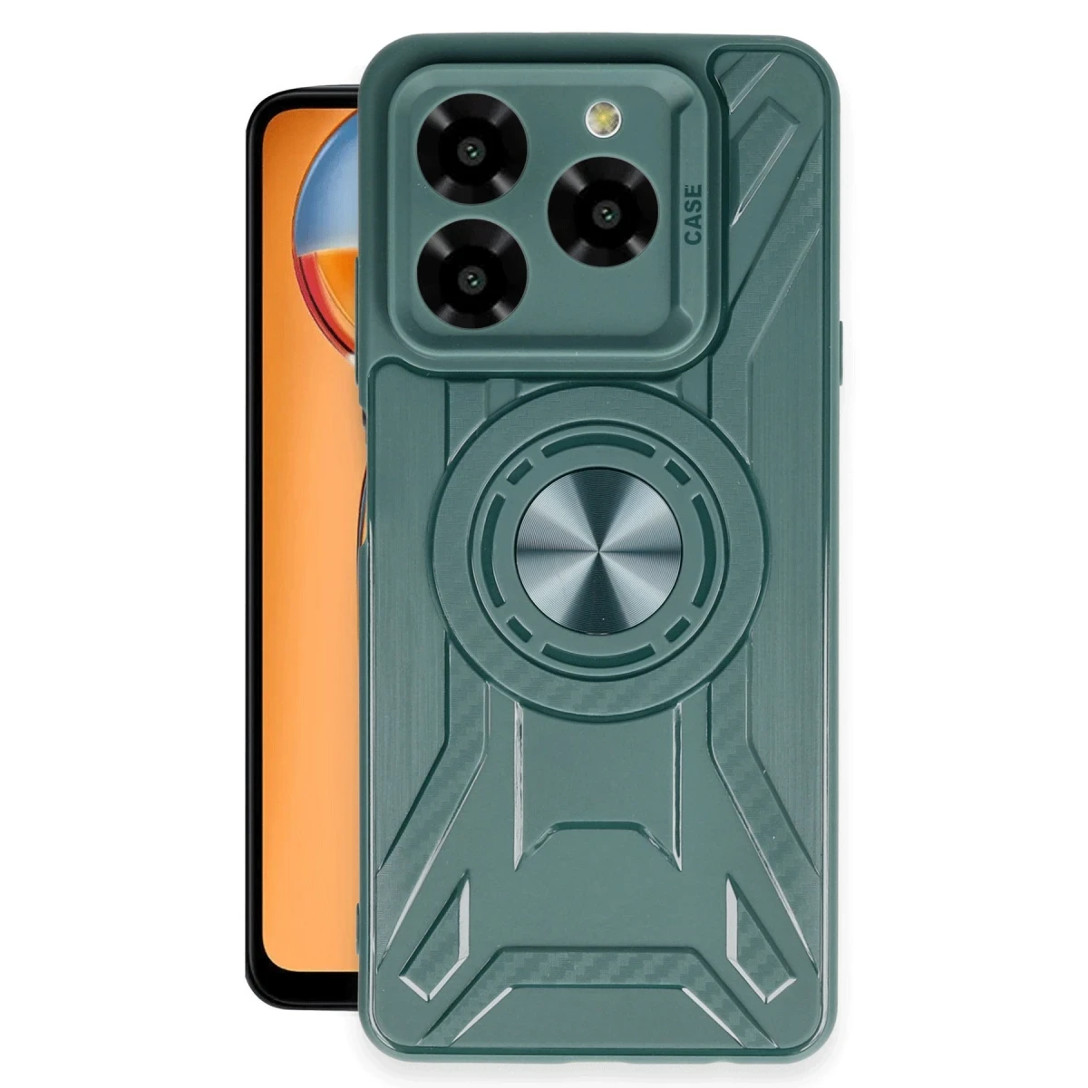 General Mobile Era 50 Kılıf Lincoln Silikon - Koyu Yeşil