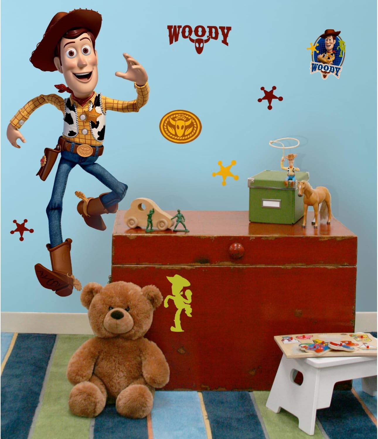 Toy Story duvar çıkartması/duvar dövmesi Woody (127 cm)