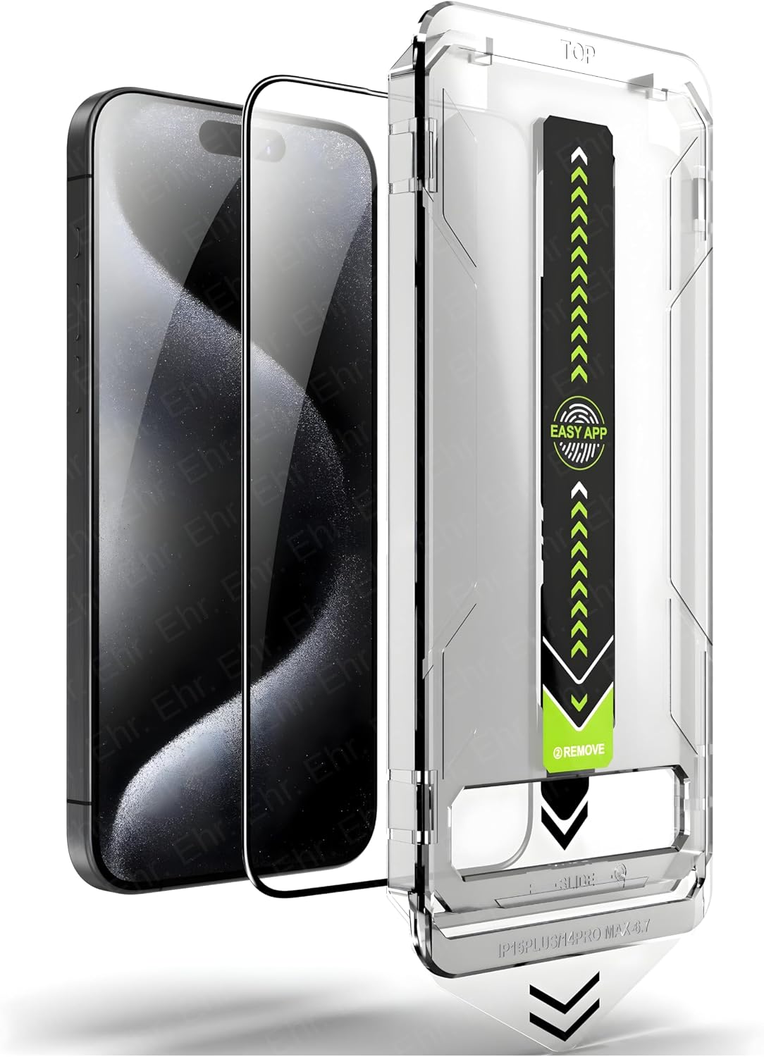 iPhone 15 ile Uyumlu Darbelere Karşı Maksimum Koruma Sağlayan ve Kolay Uygulama Aparatlı Hiçbir Şekilide Telefonda Toz Bırakmayan Cam (iPhone 15)