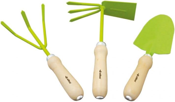 3'lü Bahçe Seti, Kürek, Tırmık, Çapa Seti, Ahşap Sap, Dayanıklı Çelik Başlık, Ergonomik Tasarım, El Dostu, Bahçıvan Alet Takımı, Balkon, Saksı, Ev Bahçesi İçin, Hobi Seti, EBS003