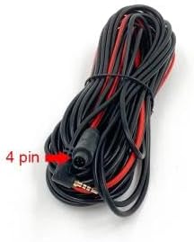 4 pin 2.5 mm araç geri görüş kamera kablosu 5 metre 4 pin kamera kablosu