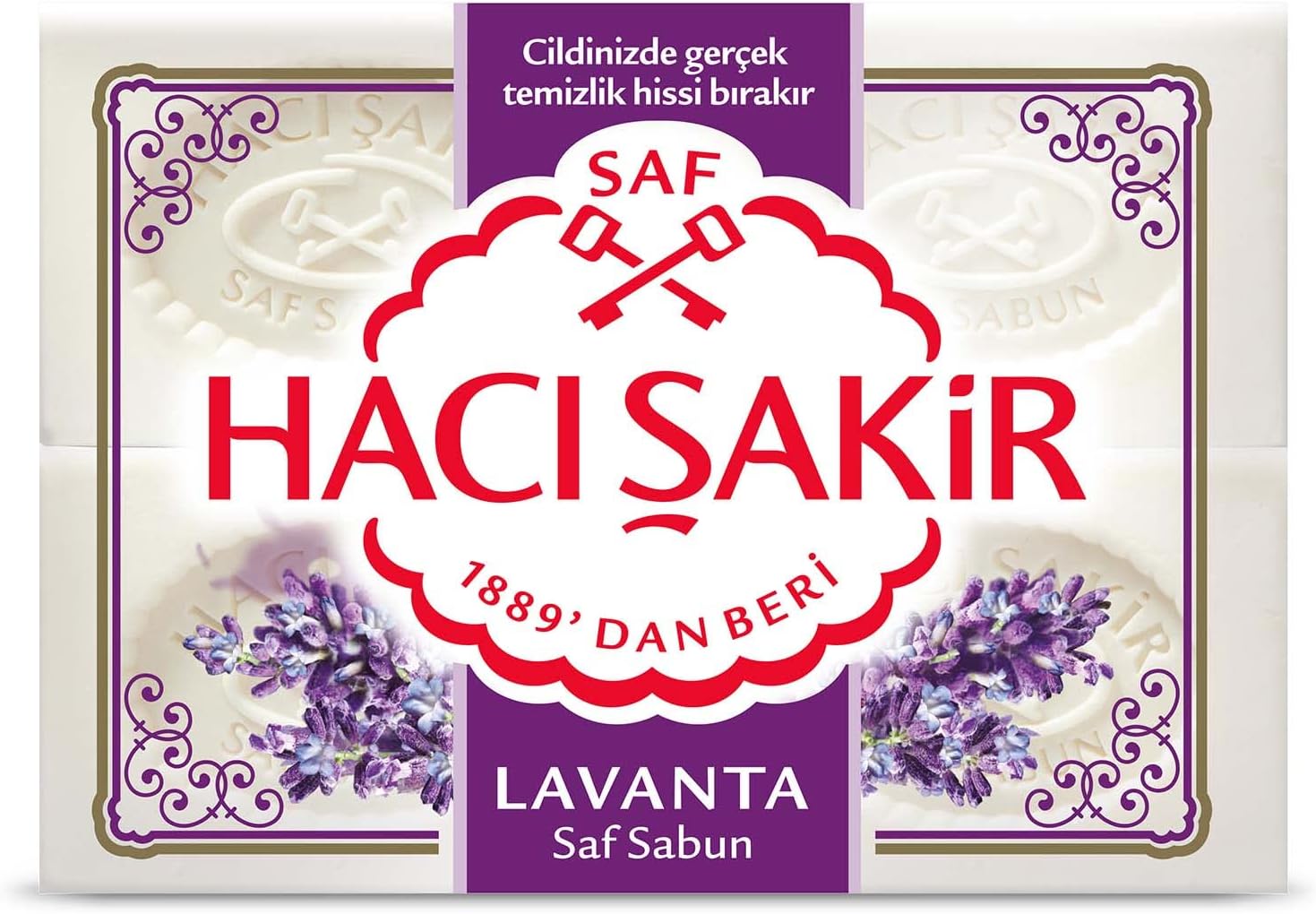 TUKIMA Lavanta Kalıp Sabun (4 Adet)