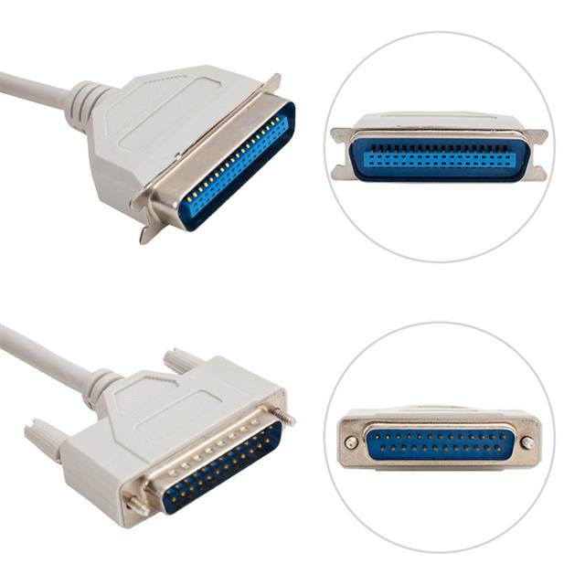PM-4940 1.5 Metre IEEE1284 DB25 Erkek - DB25 Dişi Paralel LPT Yazıcı Kablosu
