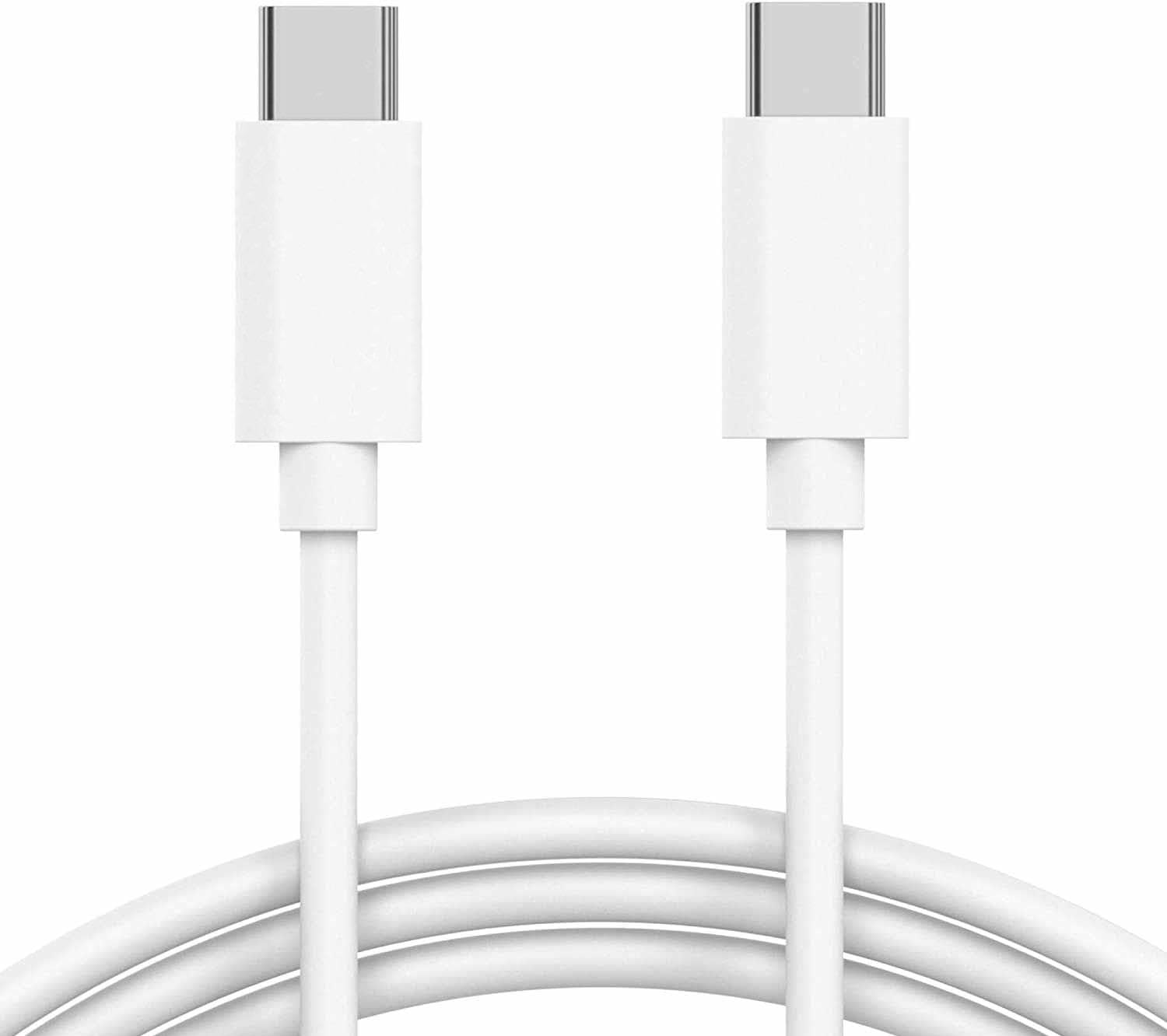 Apple iPhone 15 Pro Max için Type-C - Type-C Kablo Beyaz [iPhone 15 Pro Max ile Uyumlu Kablo - Beyaz]