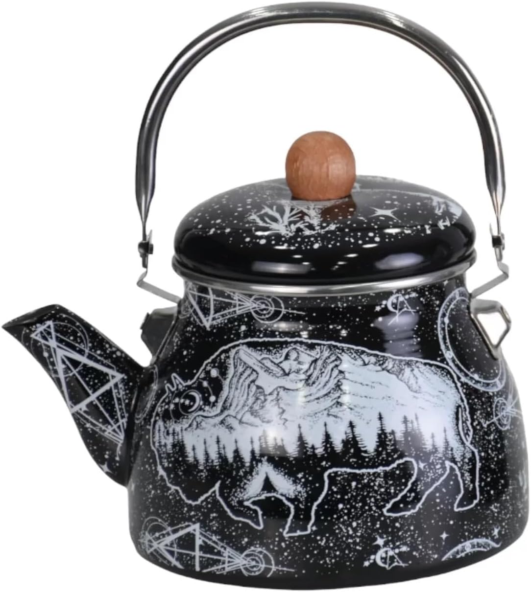 Buffalo Emaye Demlik Kettle Büyük 2.1 LT