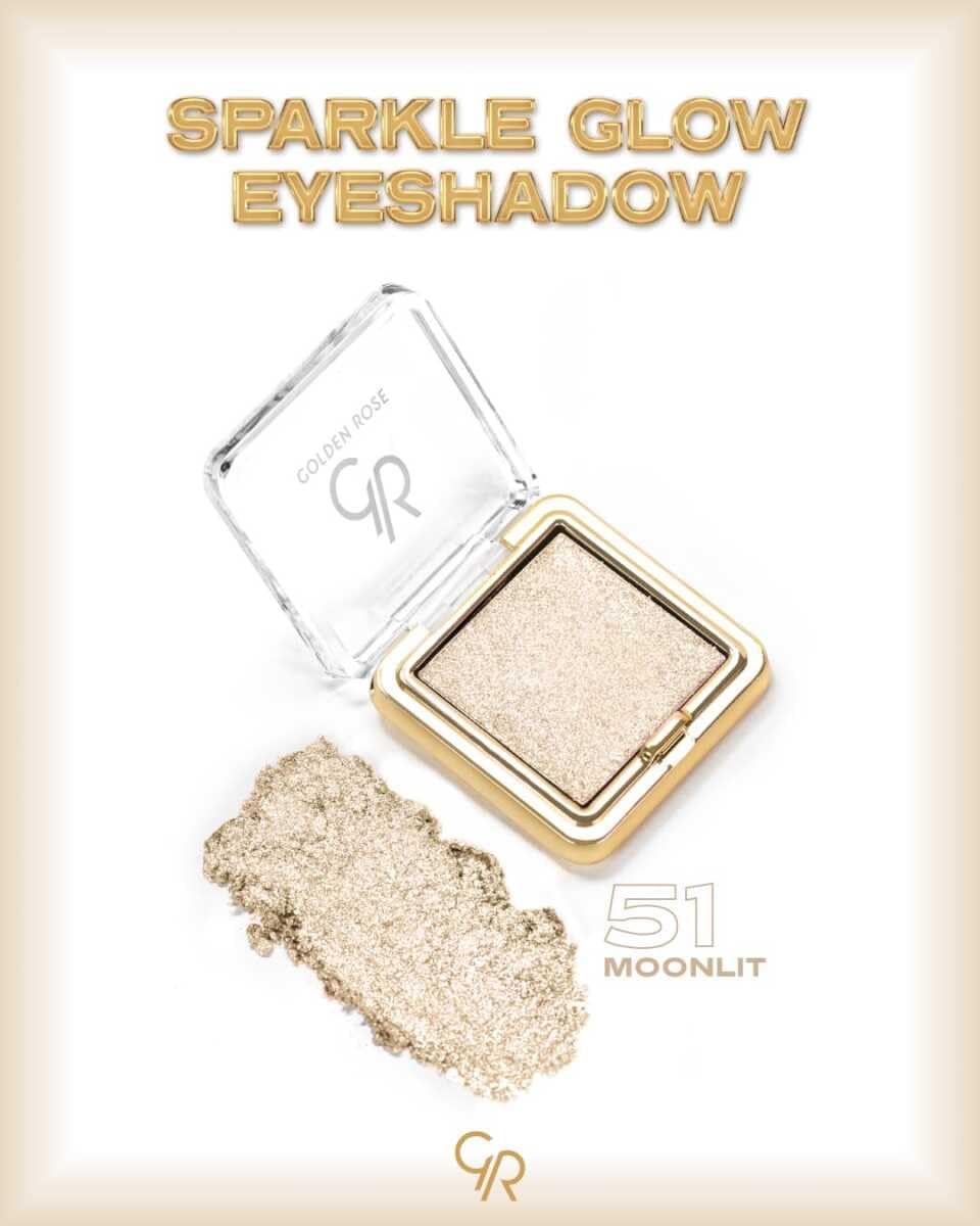 Sparkle Glow Eyeshadow No: 51 Moonlit - Kremsi Dokulu Işıltılı Göz Farı