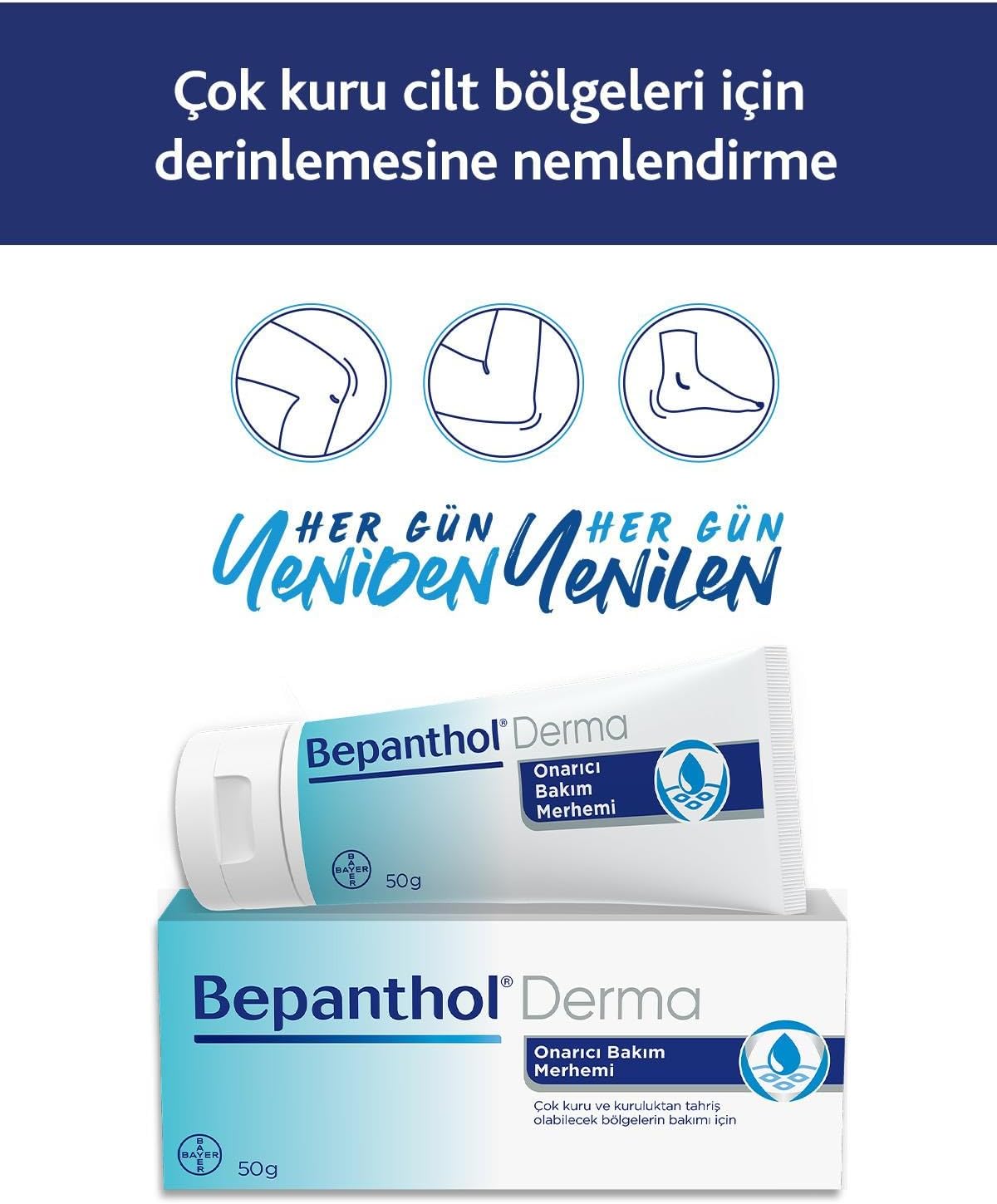 Onarıcı Bakım Merhemi 50 gr 2li Paket l Çok Kuru Ciltler ve Tahrişe Yatkın Bölgeler İçin Bakım