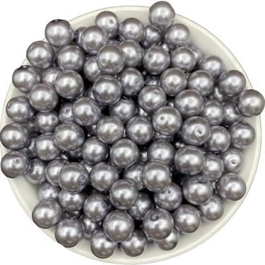 Benim Marifetlerim - Gümüş Delikli inci Boncuk 10 Gram 8 mm