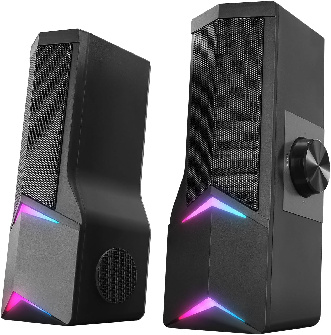 Elegant X10 2.0 Bluetooth'lu Rms 3W*2 RGB Işıklı Multimedia Usb 5V 45dB Gaming Oyuncu Speaker