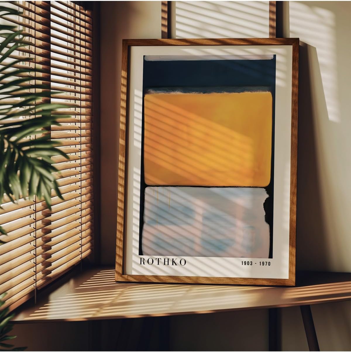 Rothko Çerçevesiz Poster, Modern Dekoratif Çerçevesiz Poster, Tablo, Rothko-4, 21 x 30