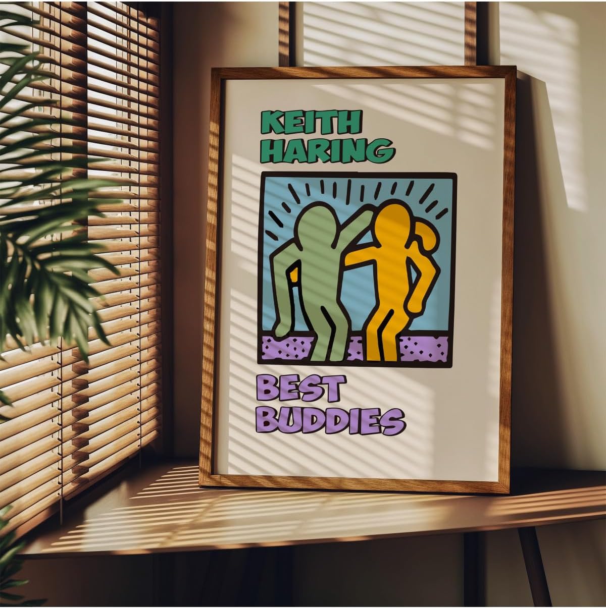 Keith Haring Çerçevesiz Poster, Modern Dekoratif Çerçevesiz Poster, Tablo, KeithHaring-2, 21 x 30