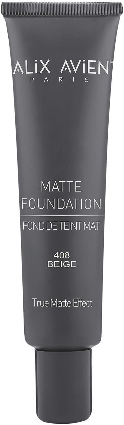 Uzun Süre Kalıcı Doğal Mat Bitişli E Vitamini Içeren Mat Fondöten - Matte Foundation 408 Beige
