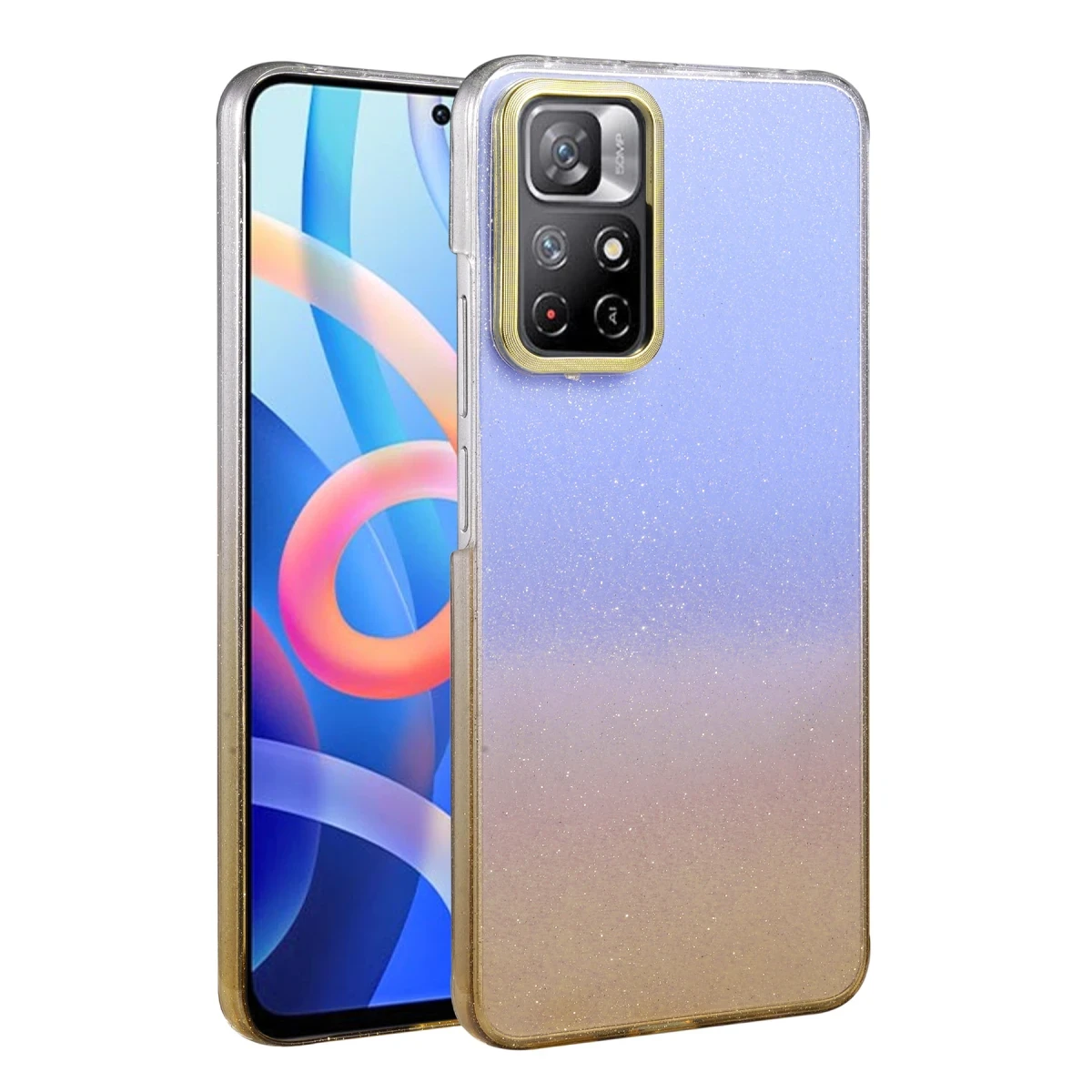 Xiaomi Redmi Note 11 Pro Glossy Kapak - Çöl Titanyum