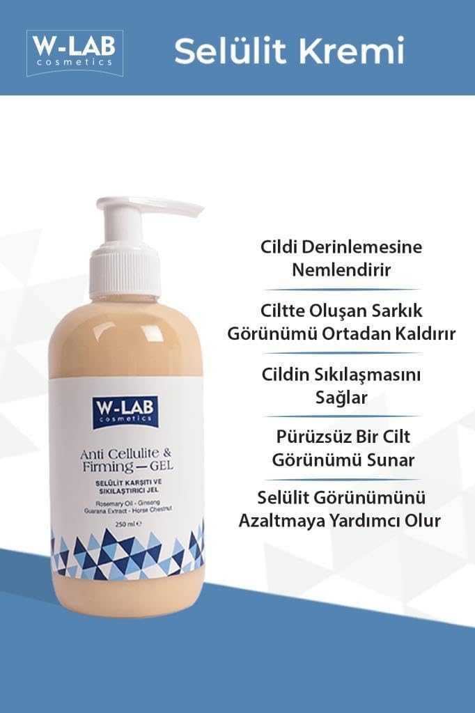 Selülit Karşıtı Sıkılaştırıcı Çatlak Giderici Jel 250 ML