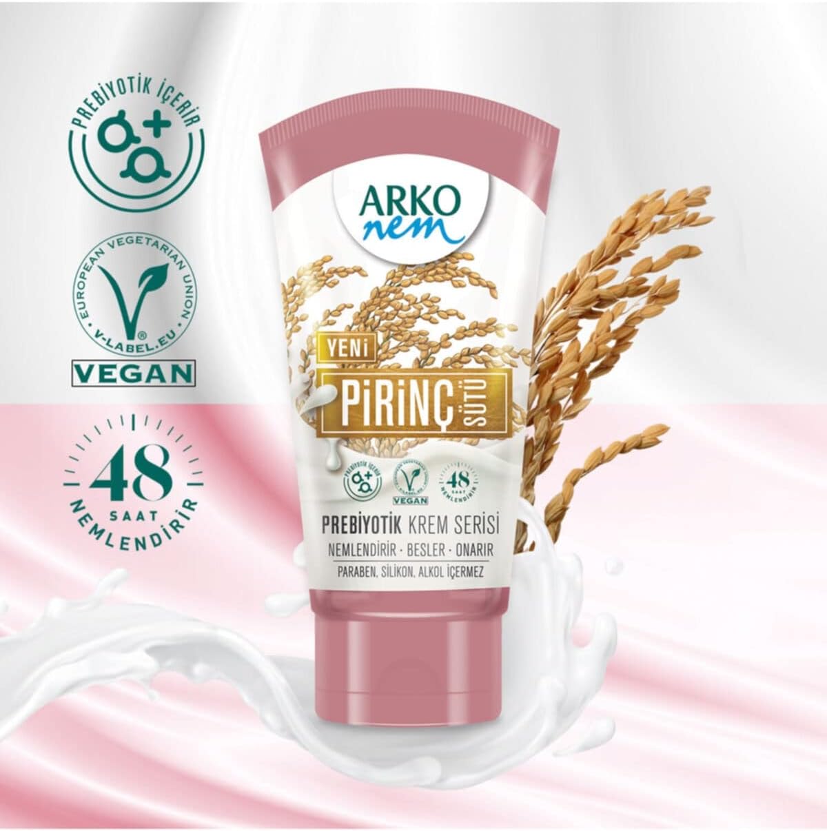 Nem Prebiyotik Krem Serisi Pirinç Sütü 60 ml