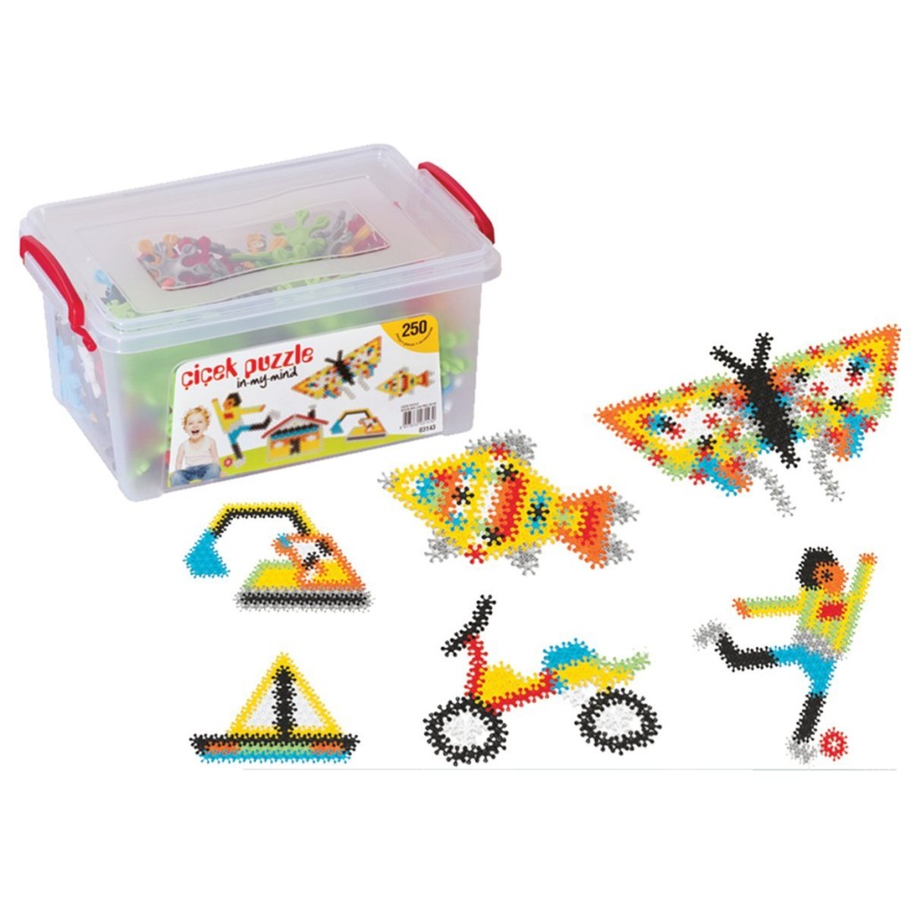 03143 Çiçek Puzzle Küçük Box 250 Parça