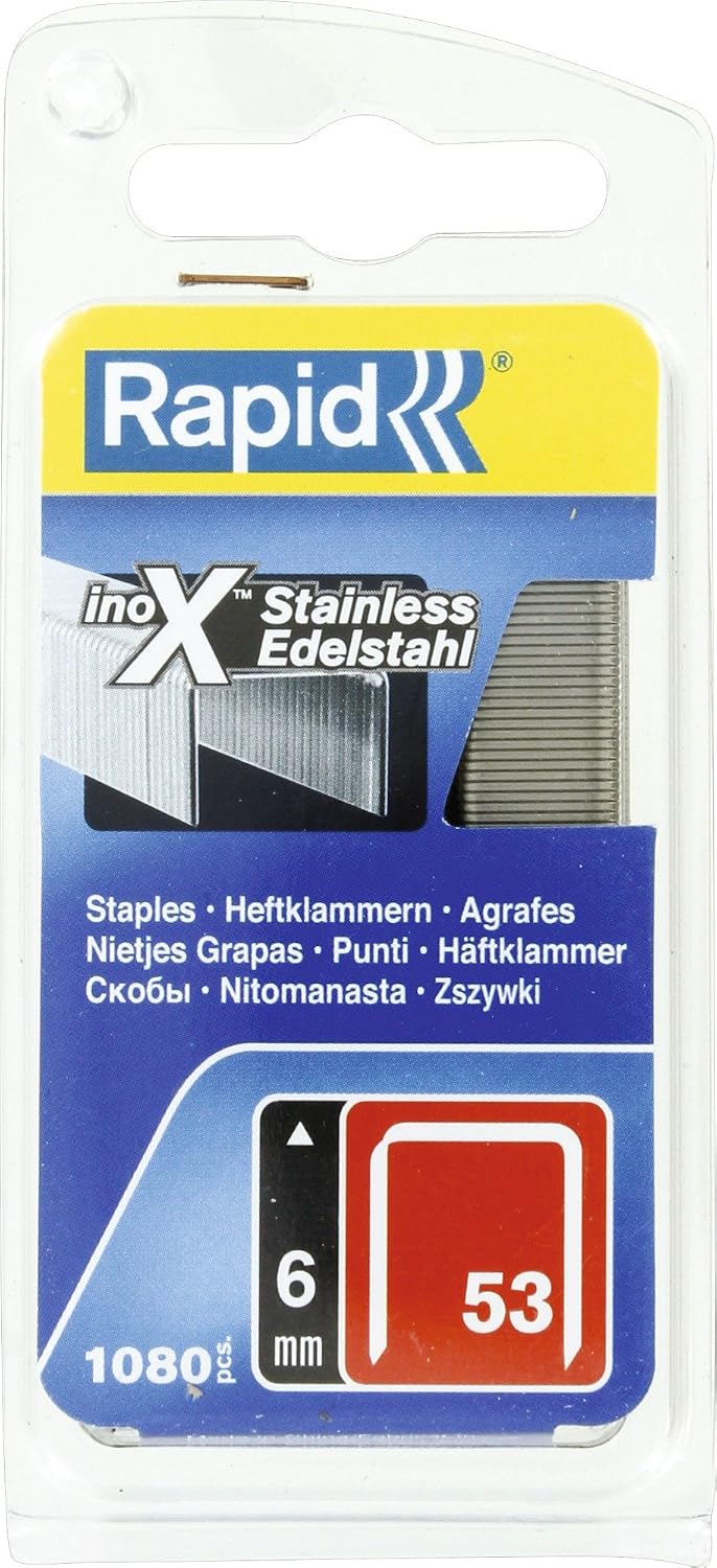 1, N ° 53 Agraf, yükseklik: 6 mm, 1080 adet