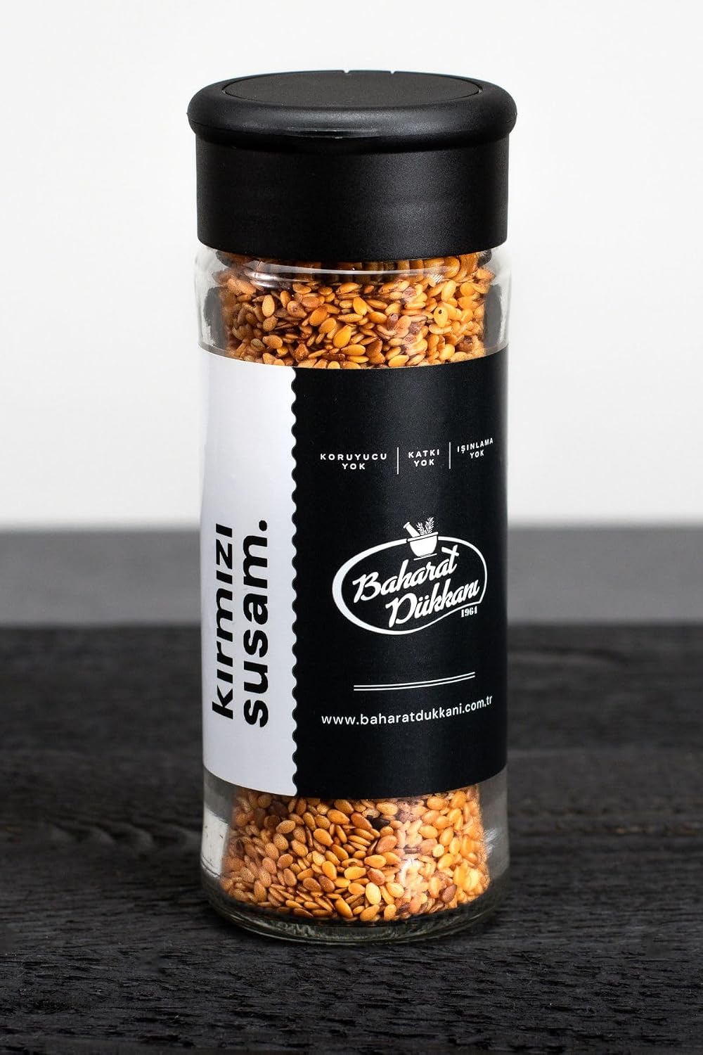 Kırmızı Susam 65gr (cam)