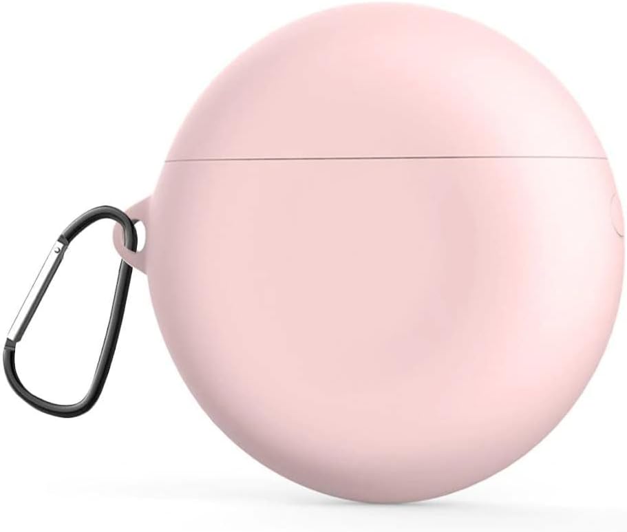 Huawei Freebuds 4 İle Uyumlu Kılıf, Çengelli Smooth Matte TPU, Pembe