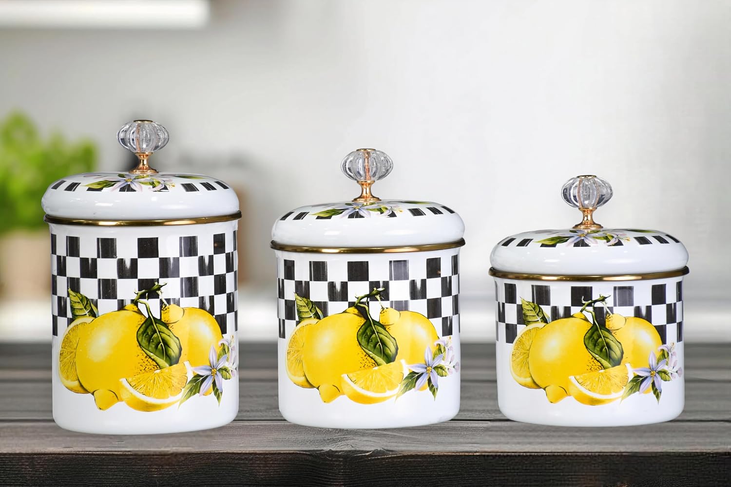 Lemon Emaye Baharatlık Seti