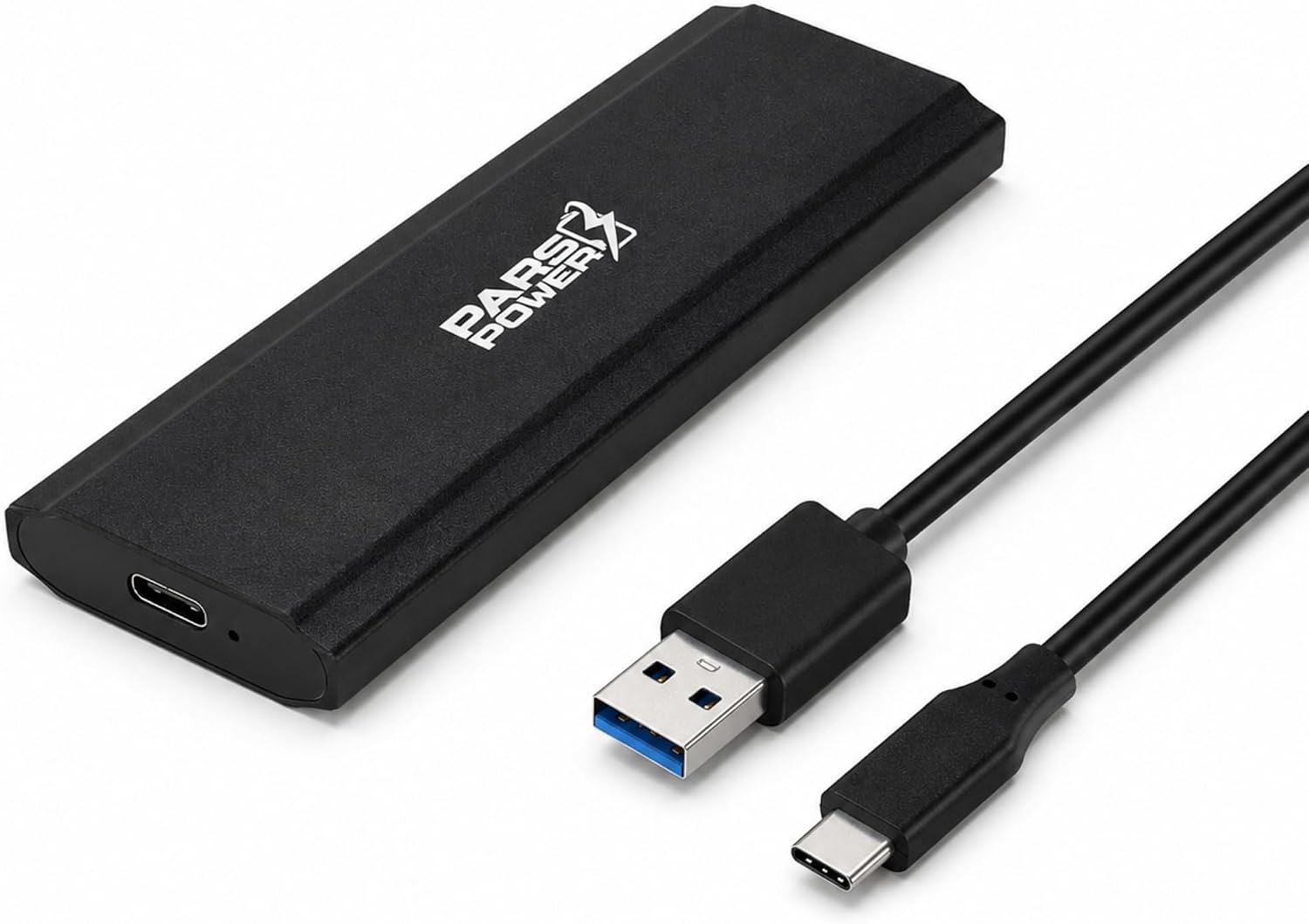 NVMe M.2 SSD Kutusu, USB 3.0 Type-C, Siyah ED-14