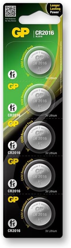 Batteries CR2016 3V Lityum Düğme Pil 20'li Kart (20 adet pil)