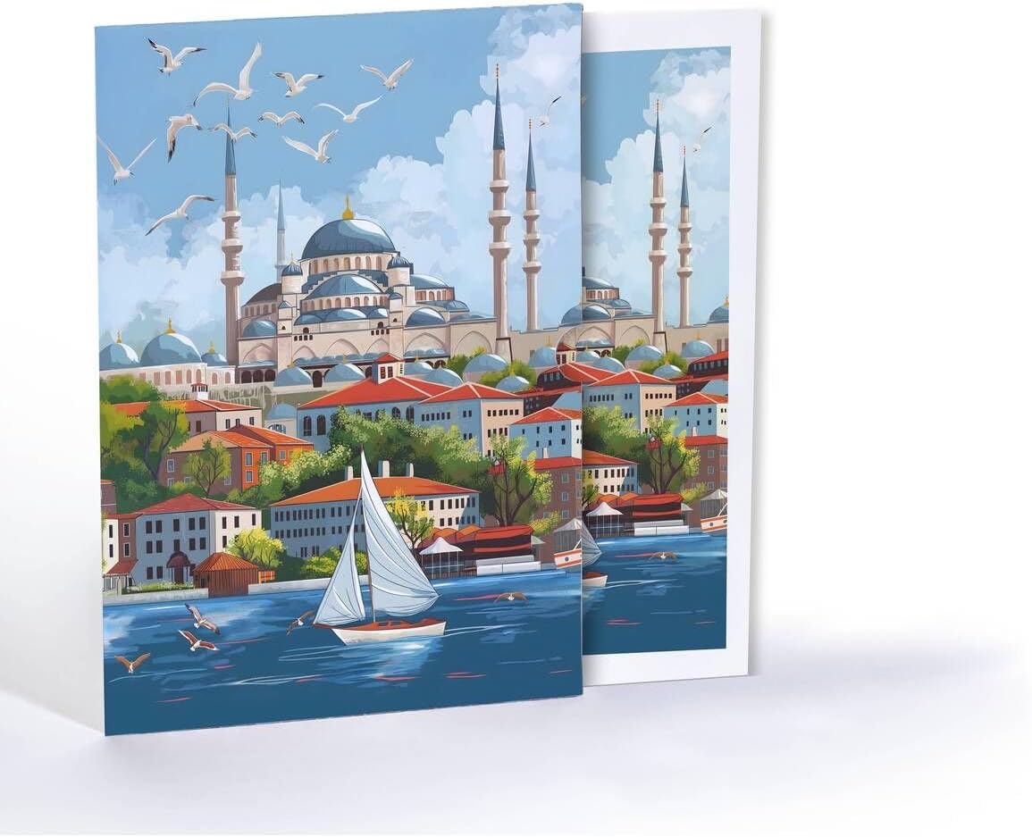 Denizle Kucaklaşan Şehir, A4 Poster (GGK-PS004)