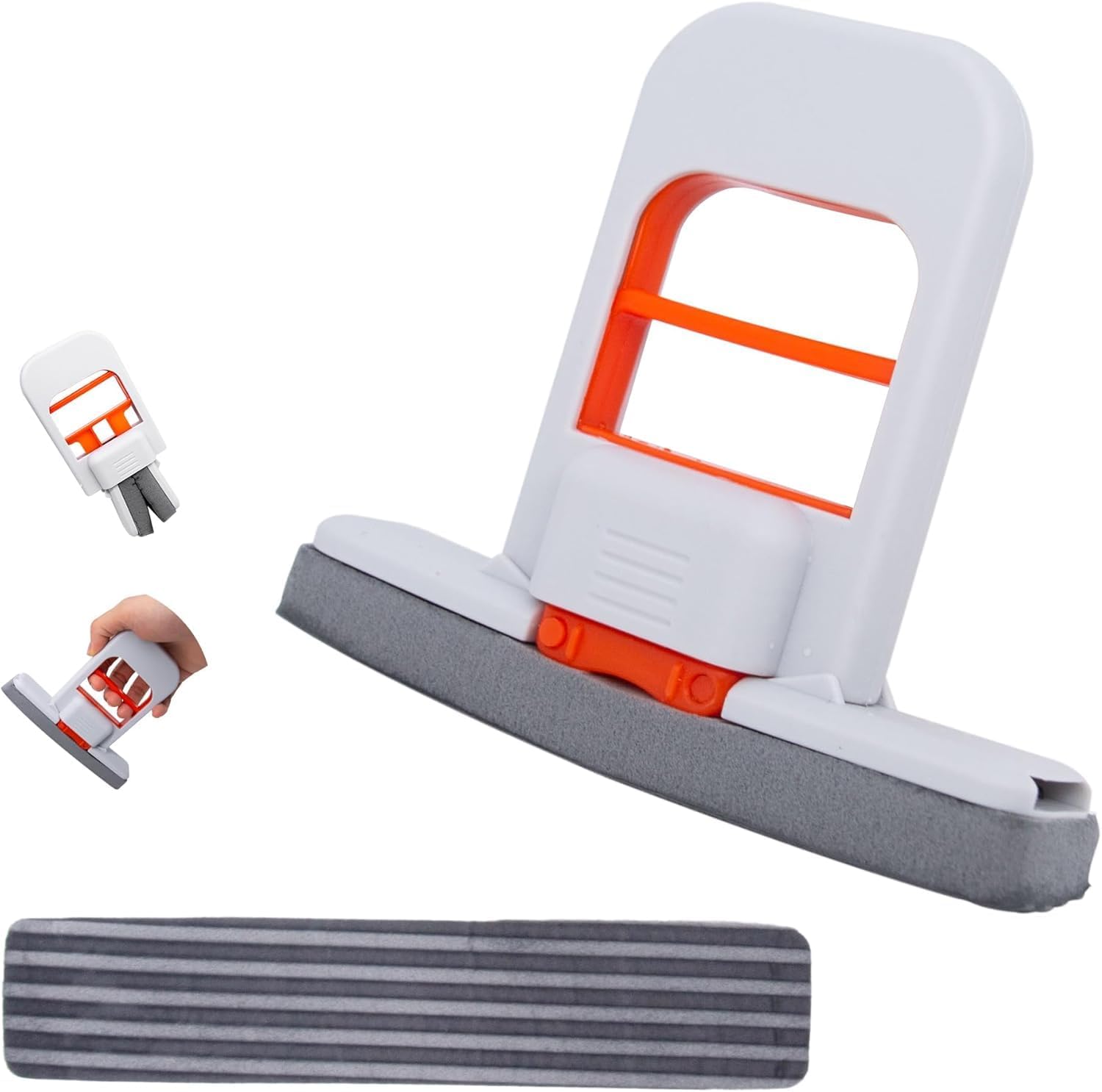 El Tipi Sünger Mop, Cam, Fayans, Mutfak Tezgahı ve Banyo Yüzeyleri için Pratik Temizlik Aparatı (Mini Mop)