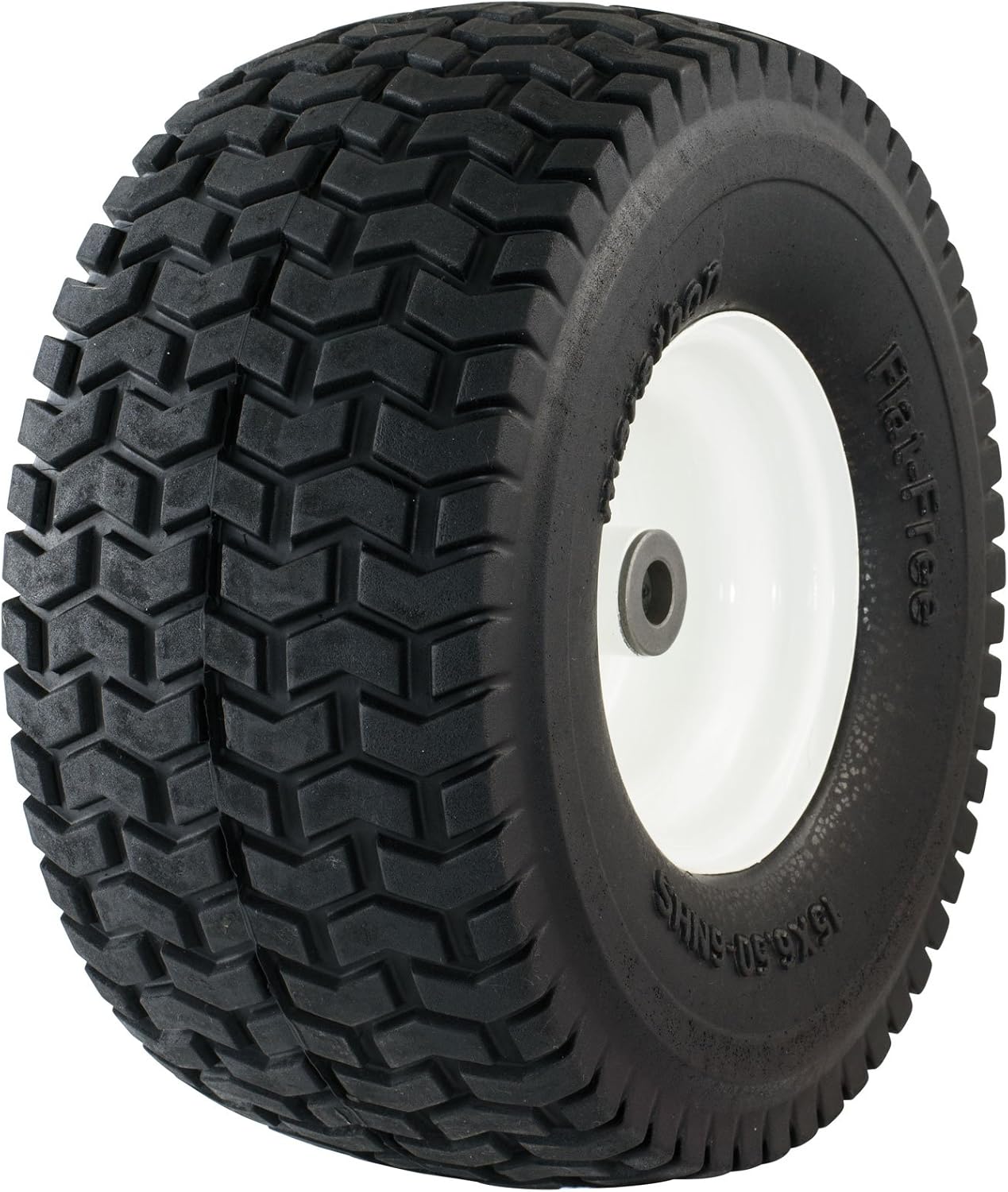 30426 15 x 6,50-6 inç Düz Serbest Çim Biçme Makinesi Lastik, 7,62 cm Göbek, 3/4 inç Burçlar