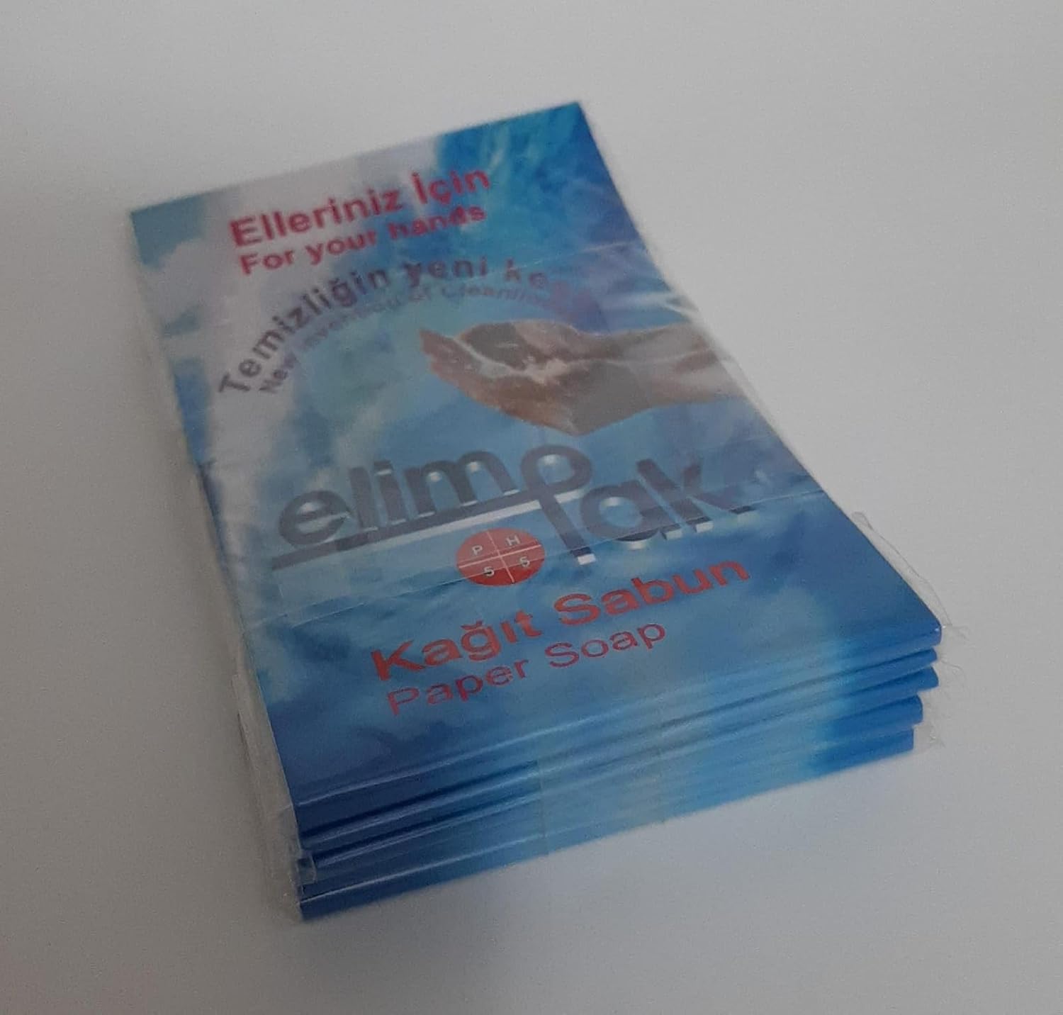 KLASİK KAĞIT SABUN 5Lİ PAKET-(75 ADET TEK KULLANIMLIK SABUN YAPRAĞI)-ORTAK KULLANIM ALANLARINDA VE DIŞ MEKANLARDA KİŞİSEL HİJYEN SAĞLAR -YERLİ ÜRETİM