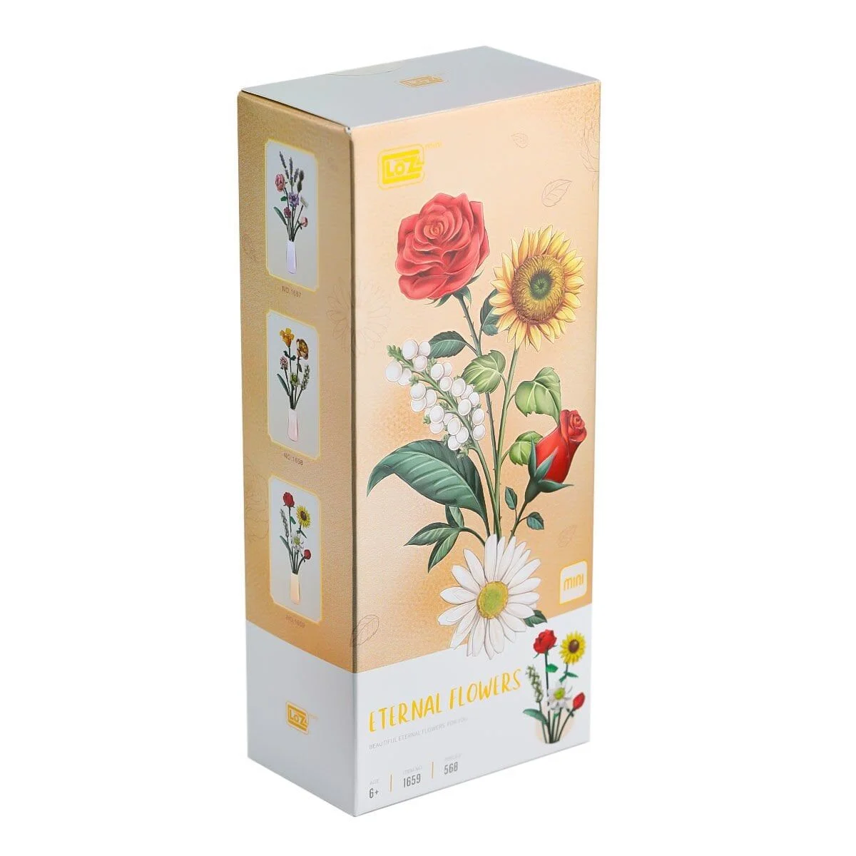 LZ1659 LOZ Eternal Flowers Serisi - ''Her Zaman Güneşe Doğru'' 568 Parça Yapım Seti