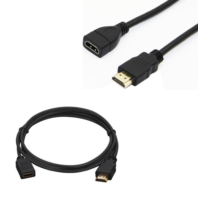 PM-8801 HDMI Erkek to HDMI Dişi Gold Uçlu 30 Cm Uzatma Hdmı Kablo