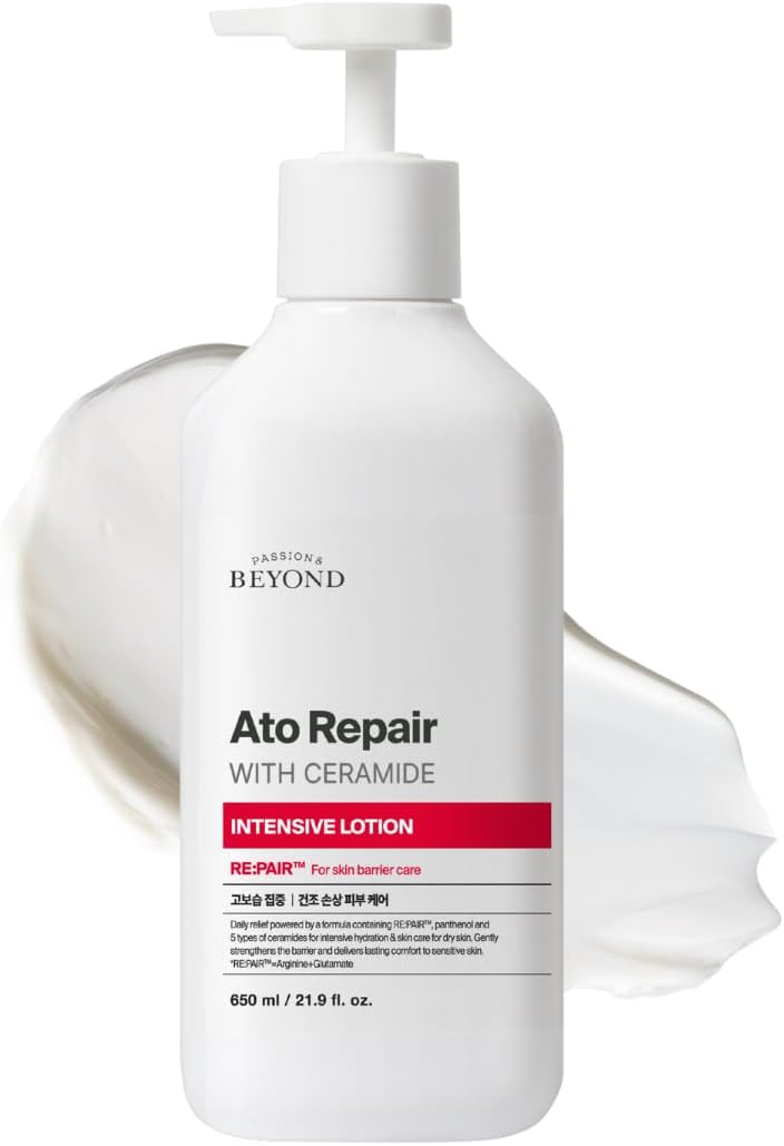 ATO Repair Intensive Lotion 650 ml Seramid Hyaluronik Asit Panthenol Vücut Losyonu Nemlendirici