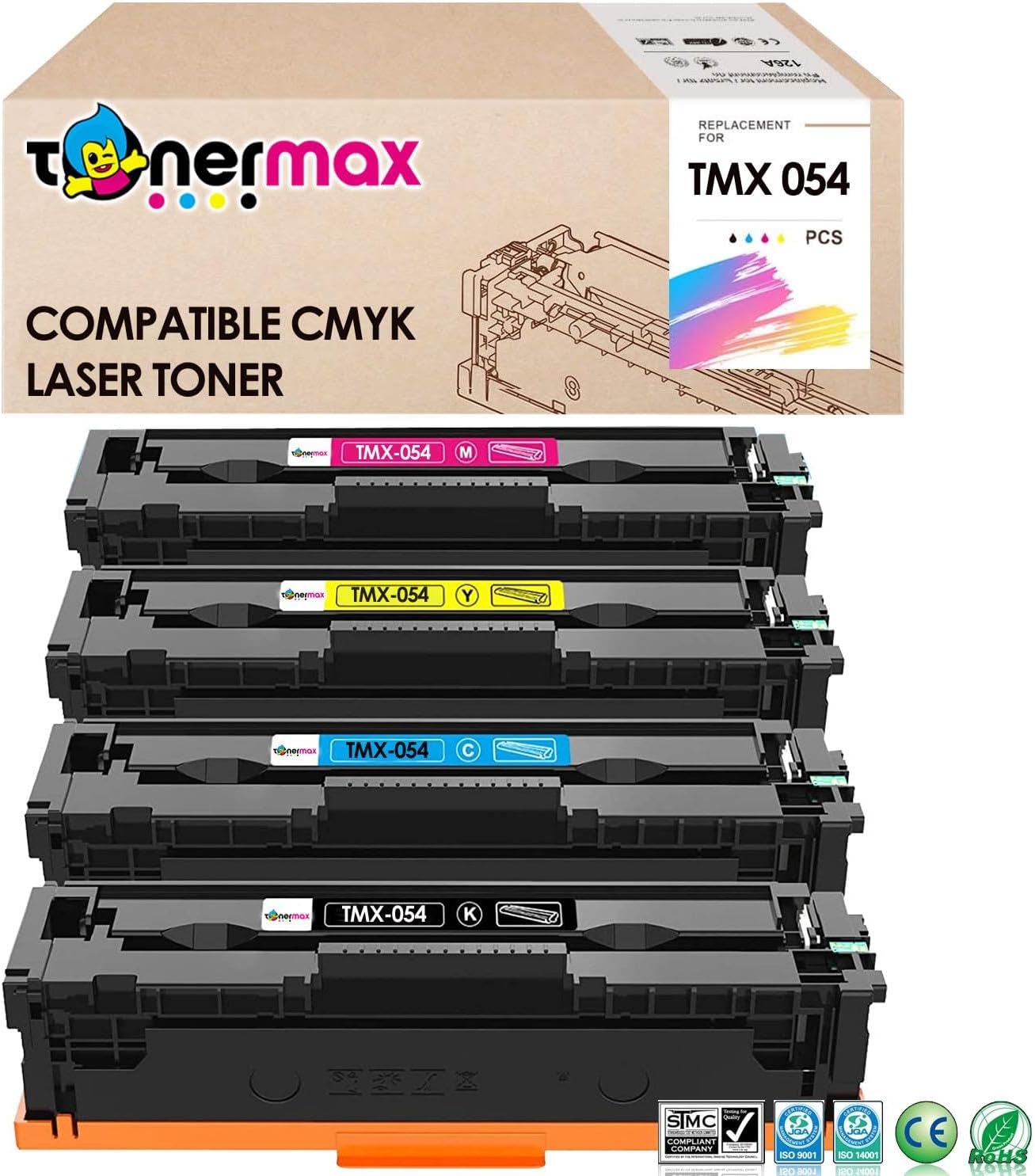 Canon Uyumlu CRG-054 Muadil Toner Set/LBP-621Cw /LBP-640C /LBP-623Cdw /MF640C /MF641Cn /MF641Cw /MF642Cdw / MF643Cdw / MF644Cdw / MF645Cx/ MF654cx