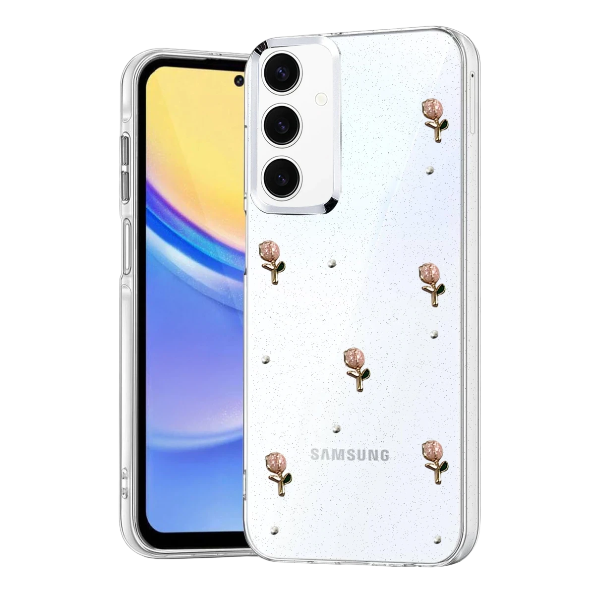 Samsung Galaxy S24 FE Fiyonk Desenli Kapak - Desen 6