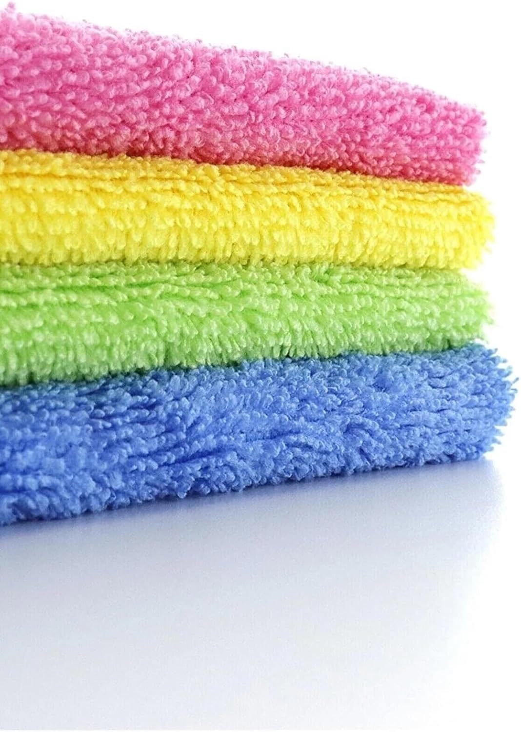 Mikrofiber Temizlik Bezi 24 Adet 30x30 Çok Amaçlı İz Bırakmaz - Renkli Oto, Mutfak ve Bulaşık Kurulama Bezi (24'lü Paket)
