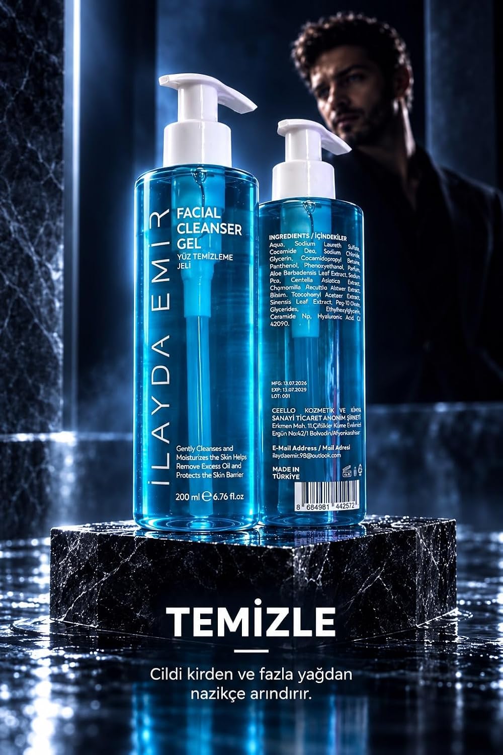 Yüz Temizleme Jeli, 200 ml
