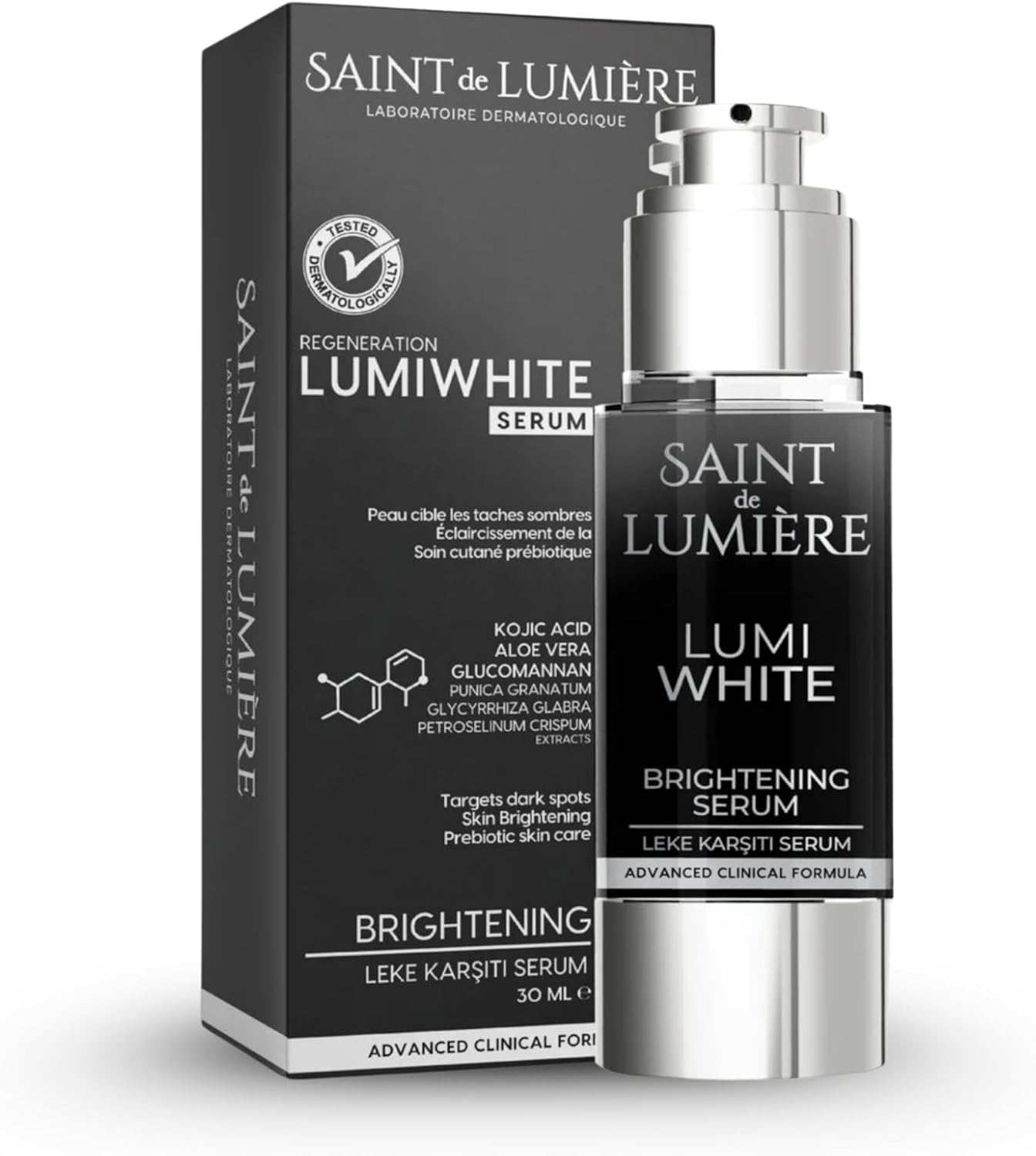 LUMIWHITE Leke Karşıtı, Cilt Tonu Eşitleyici ve Aydınlatıcı Serum 30ml - Akne, Hamilelik ve Güneş