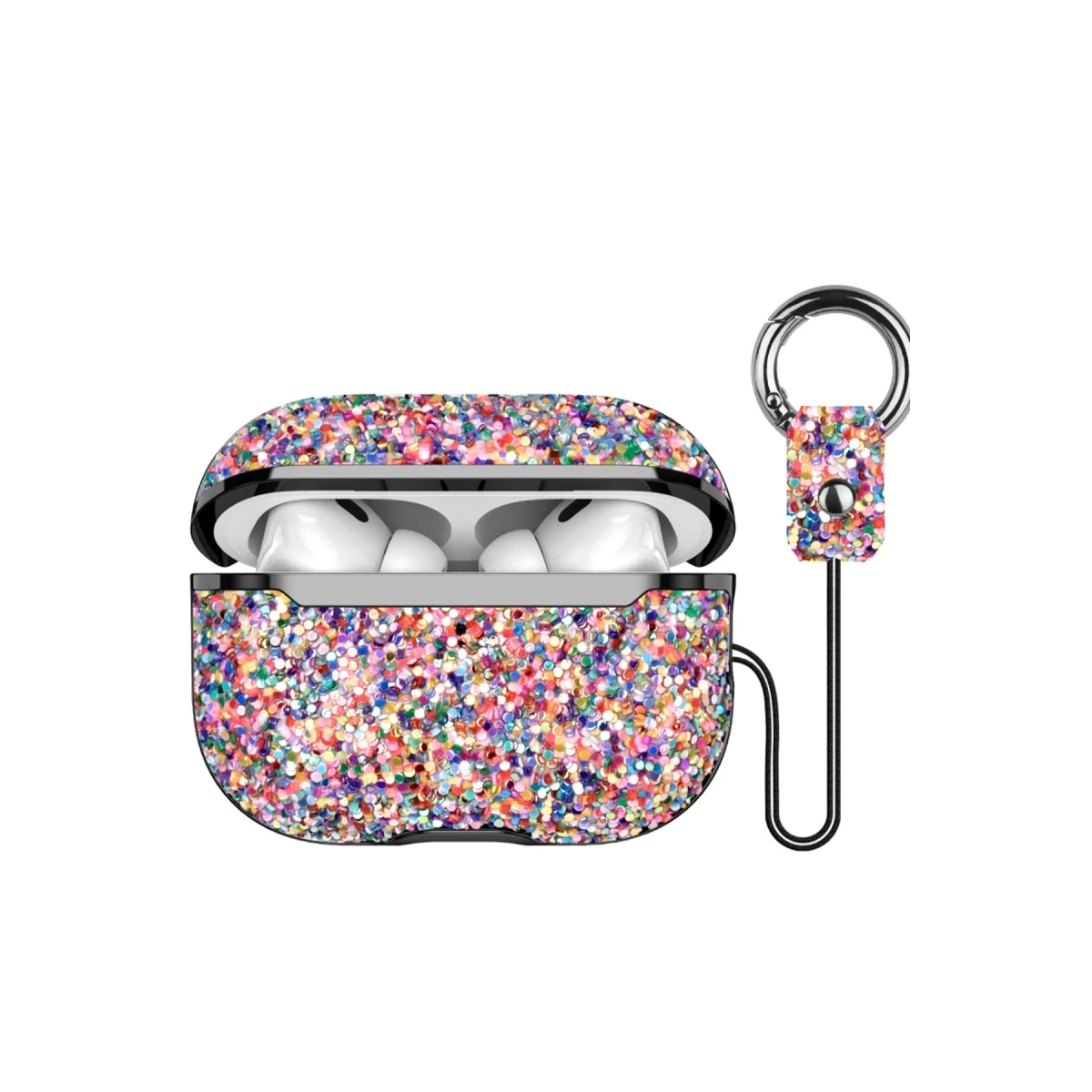 Onegif Apple Airpods 2 (2.nesil) Bright Simli Airpods Kapak - Gold
