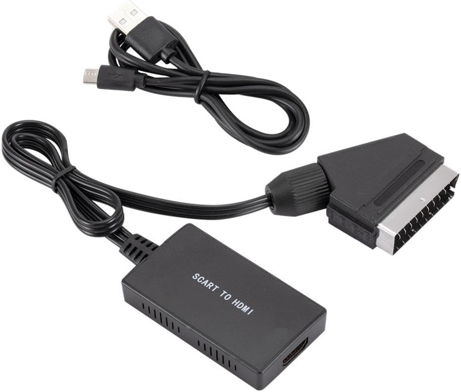 Scart To Hdmi 1080p AV Video Çevirici Dönüştürücü Adaptör