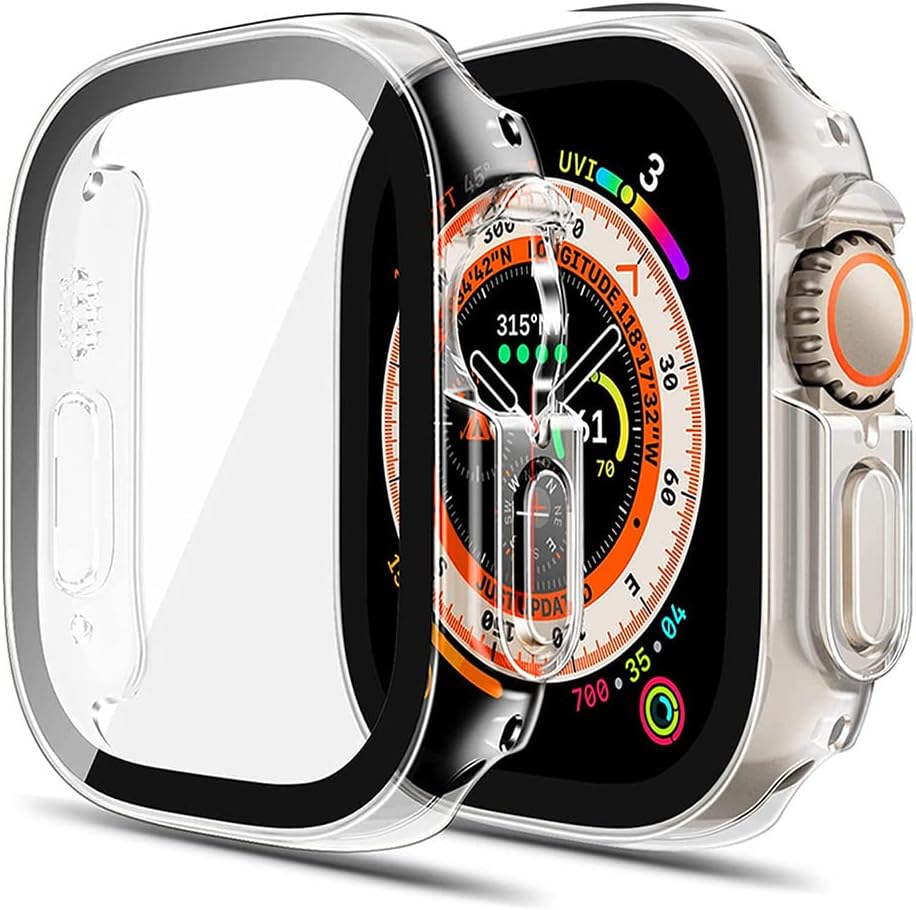 Apple Watch Ultra 2 Kılıf Clear Premium WatchBand Şeffaf [Watch Ultra 2 ile Uyumlu Kordon - Şeffaf]
