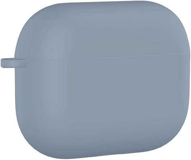 Apple ile uyumlu Airpods Pro 3 Standart Silikon Kılıf Lavendery Gray