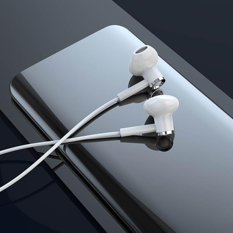 Mikrofonlu Kablolu 3.5mm Jack Girişli Kulaklık – Net Ses, Günlük Kullanım (Beyaz)