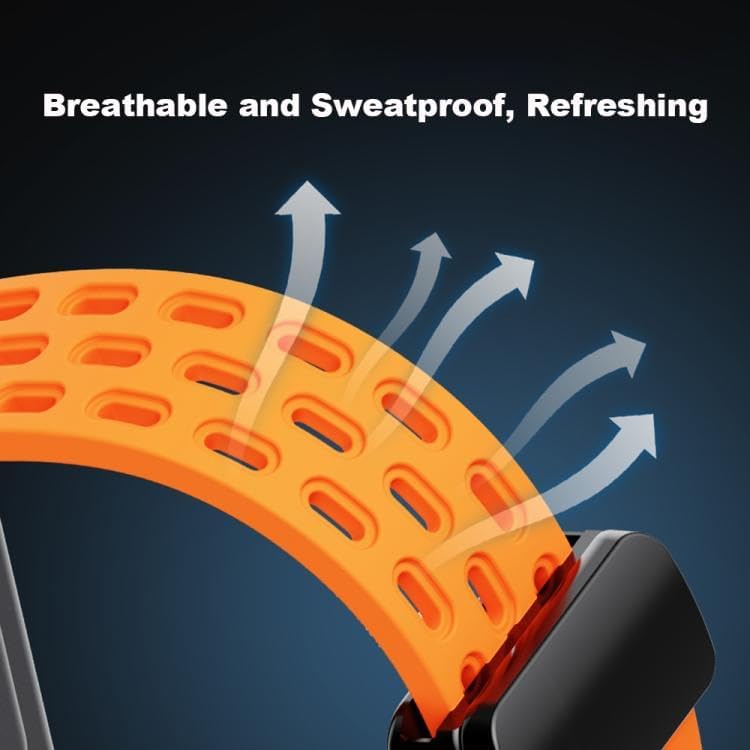 Xiaomi ile Uyumlu Mi Band 10/9/8 için Nefes Alabilen Silikon Air Loop Smart Band10 Kordon Manyetik Toka Mekanizmalı Deformasyona Dayanıklı Yumuşak Mi Band 10 Kordonu