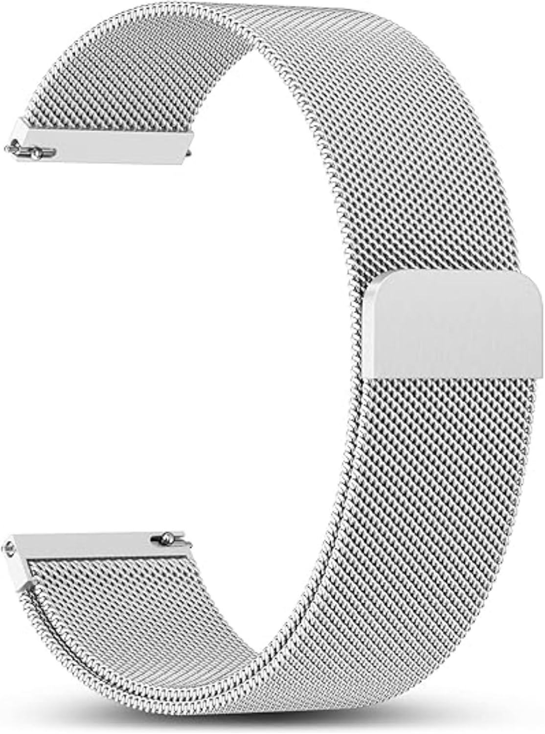 22mm Huawei Uyumlu Milano Loop Örgü Hasır Paslanmaz Çelik Manyetik Metal Kordon - Huawei Watch GT6/GT6 Pro/GT5/GT5 Pro/GT4/Watch 4 Pro/GT3/GT3 Pro/GT2/GT2 Pro 46mm Uyumlu
