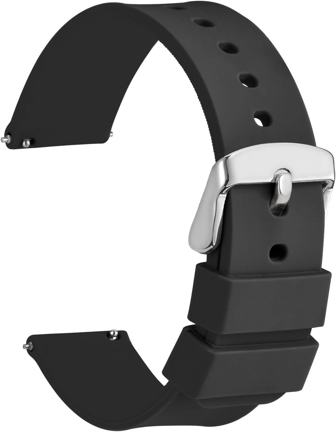 18mm-20mm-22mm-24mm Spor Silikon Saat Kordonu Kayışı