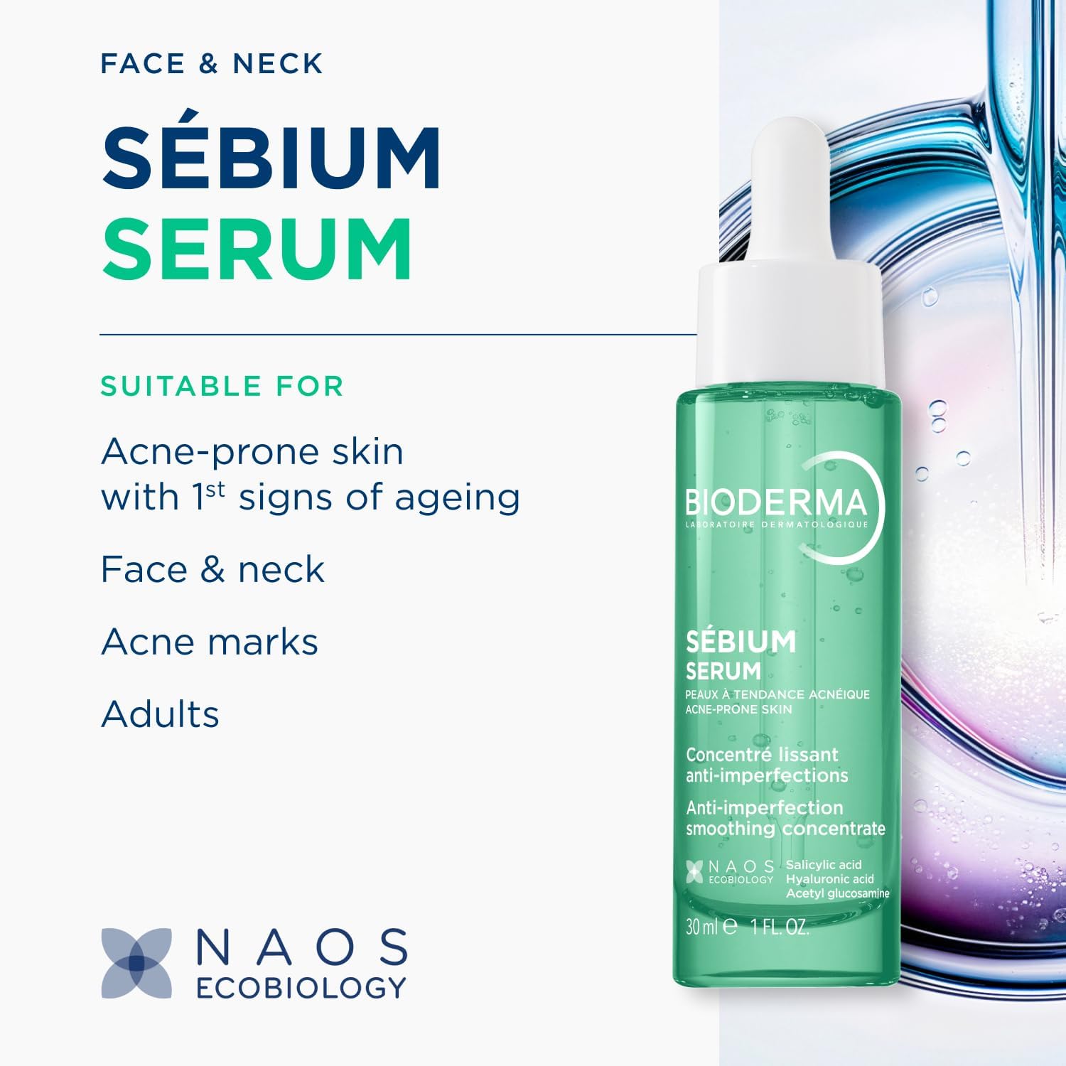 Bioderma Sébium Serum Sivilce, Akne Lekesini Önlemeye Yardımcı Erken Yaşlanma Karşıtı Salisilik Asit 30 ml