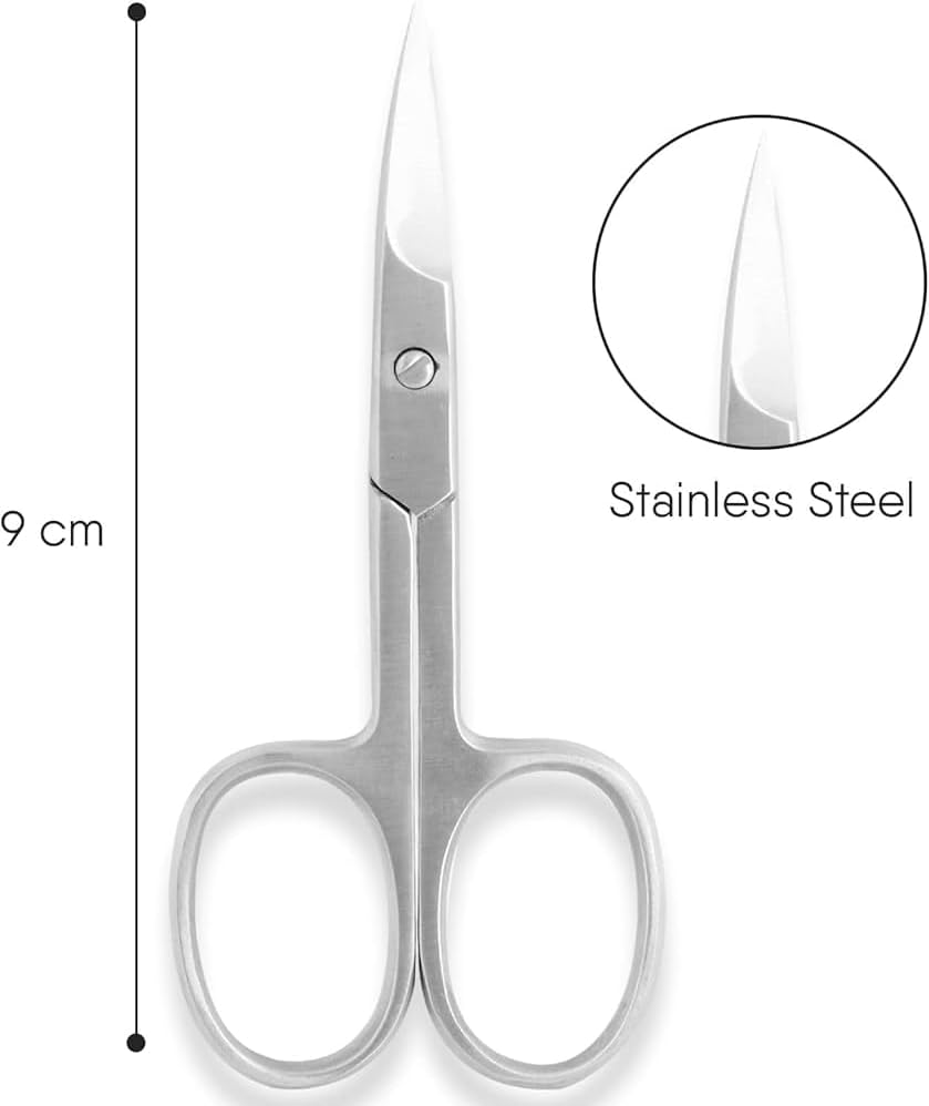 Profesyonel Paslanmaz Çelik Tırnak Makası, 9 cm, Metalik Gri, MB-TIM-004