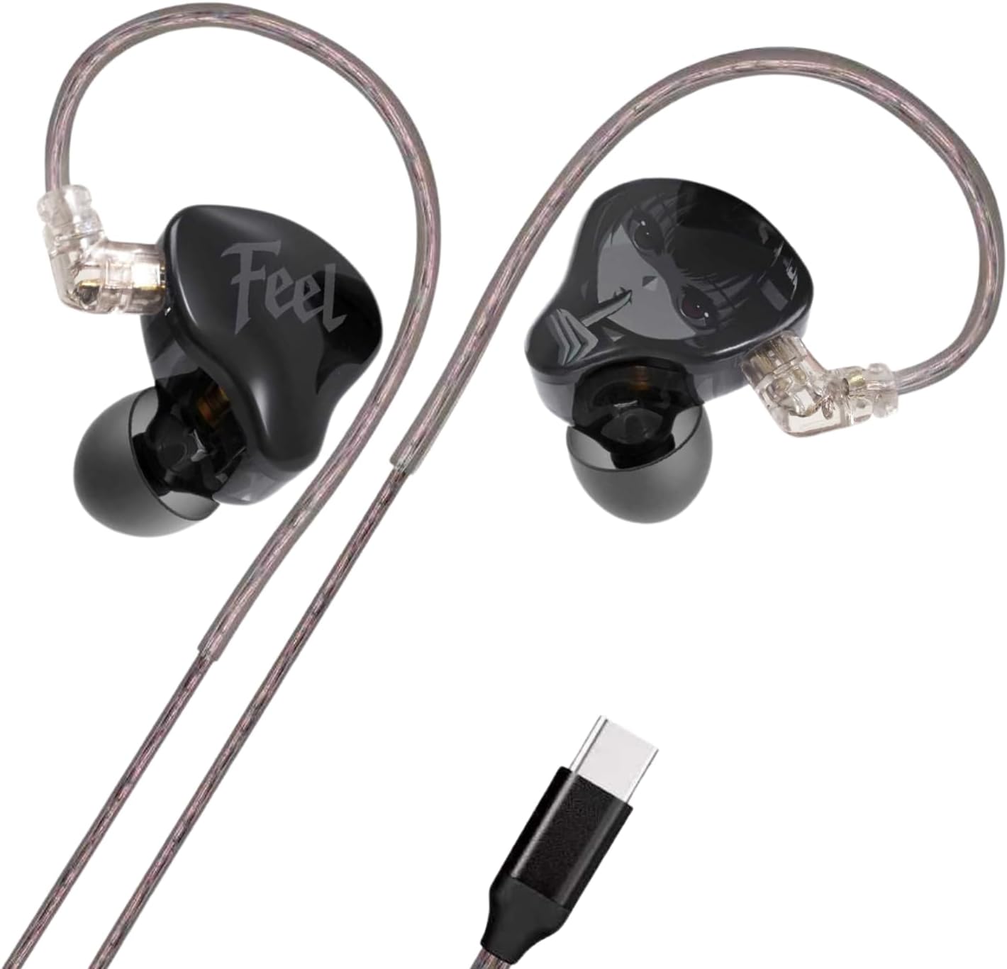 Klasse Feel IEM Kulaklık, Kulak İçi Gaming In-Ear Headphone (Feel Pro [Type-C] [Mikrofonlu])