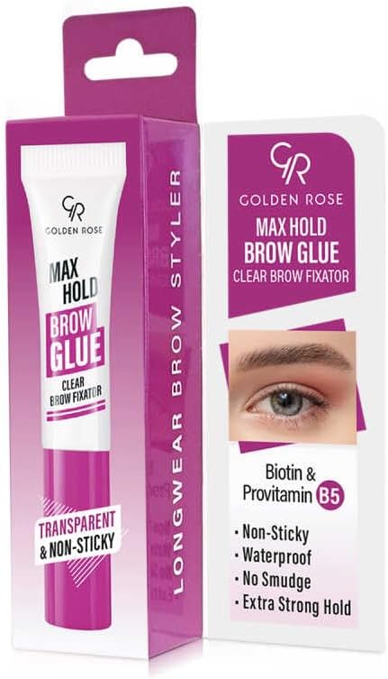 Max Hold Brow Glue - Şeffaf Kaş Sabitleyici Jel (Biotin & B5 İçerikli)